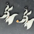 Móc khóa/Bông tai Zero từ Nightmare Before Christmas - Thumbnail 3