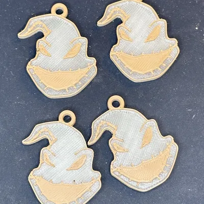 Móc khóa/Bông tai Oogie Boogie từ Nightmare Before Christmas