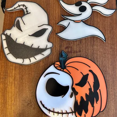 Móc khóa/Bông tai Oogie Boogie từ Nightmare Before Christmas