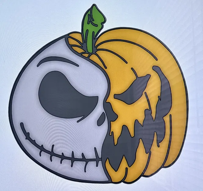 Nghệ thuật tường Jack Skellington từ phim Giáng Sinh Kinh Dị - Image 2