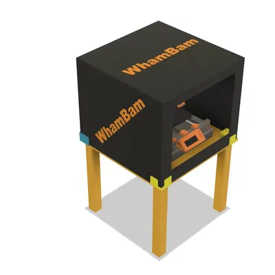 Giá đỡ cho máy in 3D WhamBam Hotbox V2 trên bàn LACK