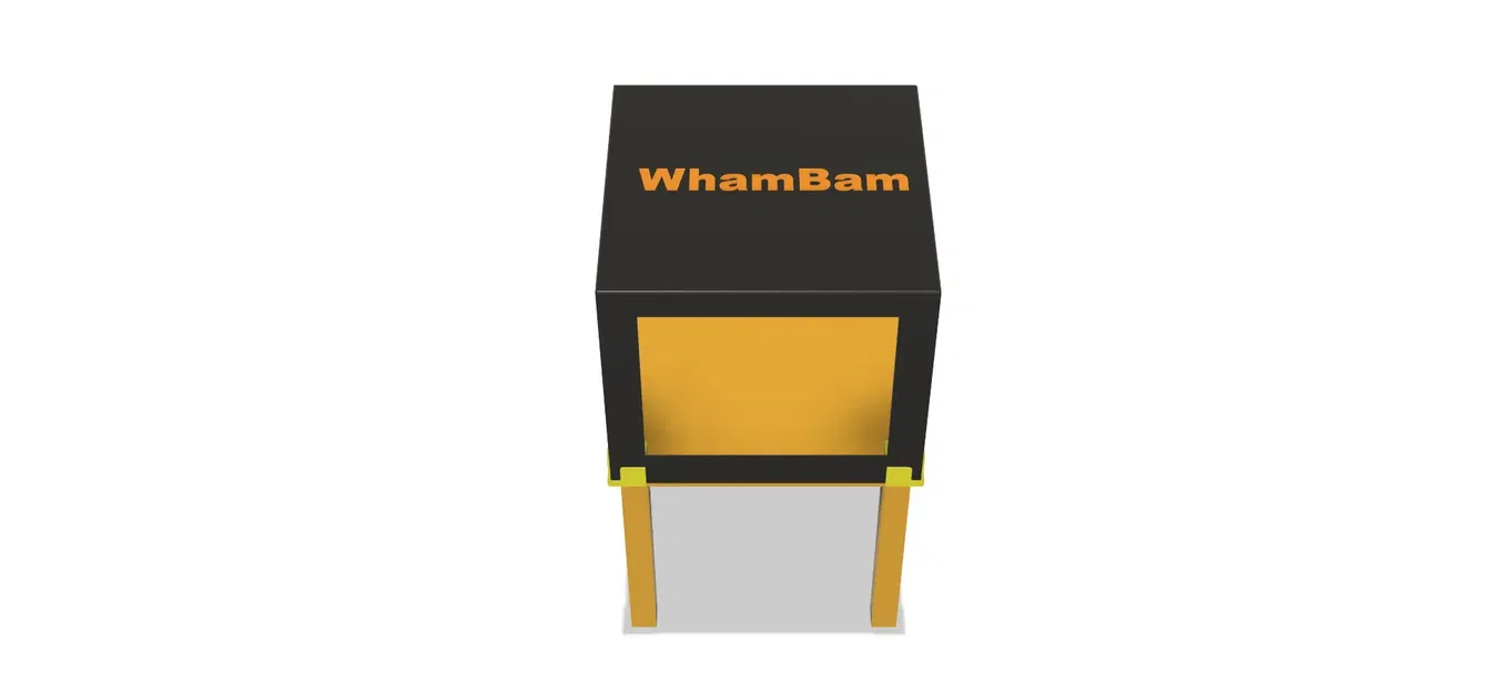 Giá đỡ cho máy in 3D WhamBam Hotbox V2 trên bàn LACK - Image 3