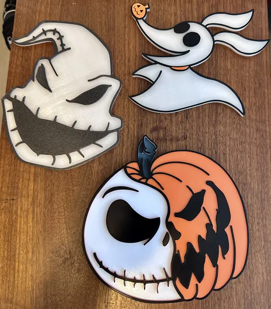 Nghệ thuật tường Jack Skellington từ phim Giáng Sinh Kinh Dị - Image 3