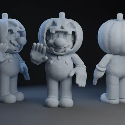 Xu hướng đầu bí ngô Mario độc đáo và sáng tạo