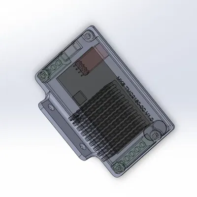 Giá đỡ DIN-rail thẳng đứng cho driver MKS TMC2160-0C