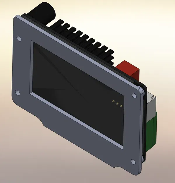 Giá đỡ DIN-rail thẳng đứng cho driver MKS TMC2160-0C - Image 3