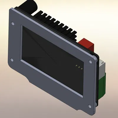 Giá đỡ DIN-rail thẳng đứng cho driver MKS TMC2160-0C