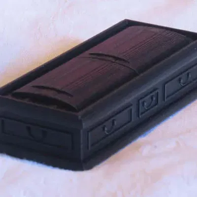 Hộp quà trang sức kẹo quan tài Halloween