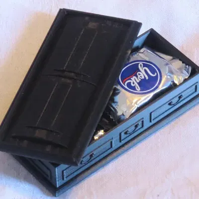 Hộp quà trang sức kẹo quan tài Halloween