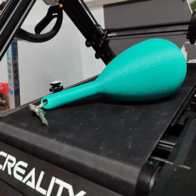 Chìa khóa hình maracas nổi trên nước