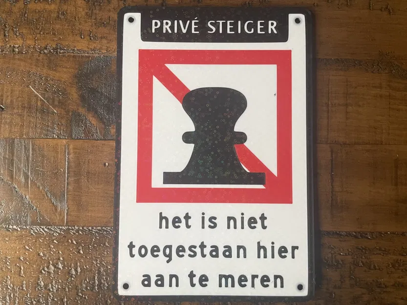 Biển báo cấm cập bến tại Hà Lan - Image 1