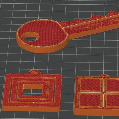 Chìa khóa xinh xắn 3D cho bộ sưu tập của bạn