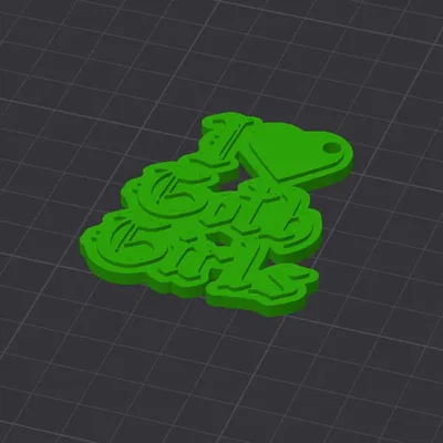 Móc khóa "Tôi Yêu Các Cô Gái Goth