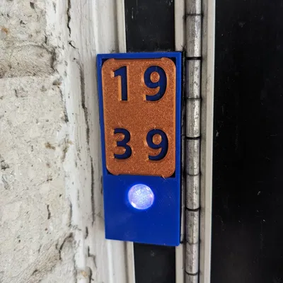 Bảng mặt chuông cửa tùy chỉnh với bộ chuyển đổi LED