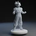 Nhân vật Goku với hỗ trợ hữu cơ in 3D - Thumbnail 1