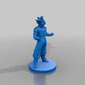 Nhân vật Goku với hỗ trợ hữu cơ in 3D - Thumbnail 2