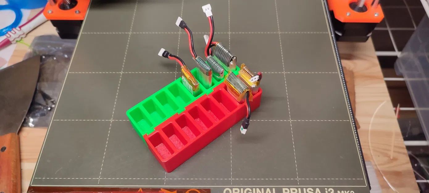 Giá đỡ pin LiPo 1S cho pin 20x8mm - Image 1