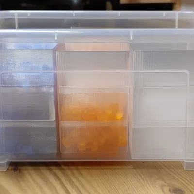 Khay tổ chức xếp chồng Ikea SAMLA in nhanh chế độ bình hoa