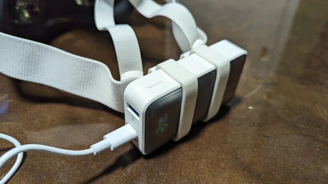 Giá đỡ pin Anker 533 cho dây đeo Quest 3 - Image 1