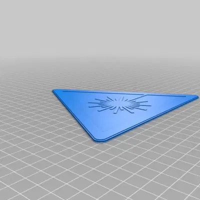 Biểu tượng cảnh báo laser theo tiêu chuẩn DIN 4844-2, ISO 7010