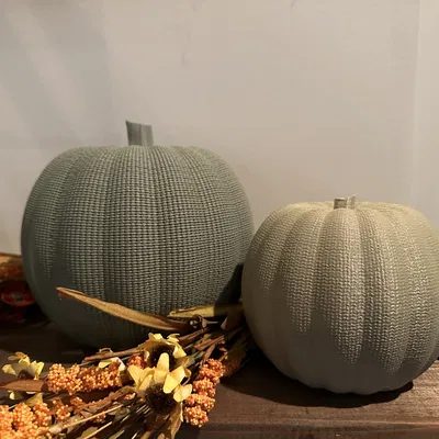 Bí ngô trang trí đan len cho mùa thu