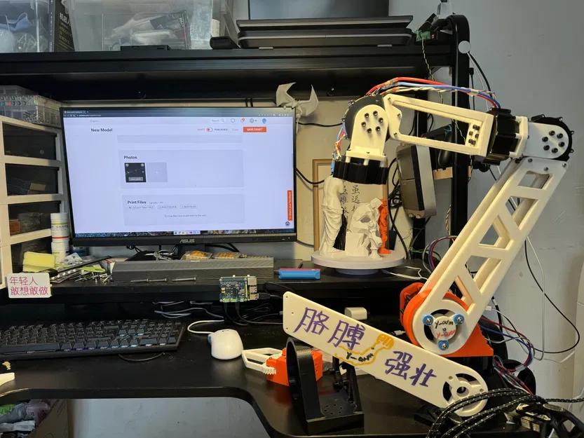 Cánh tay robot 6 trục dựa trên động cơ Xiaomi CyberGear - Image 2