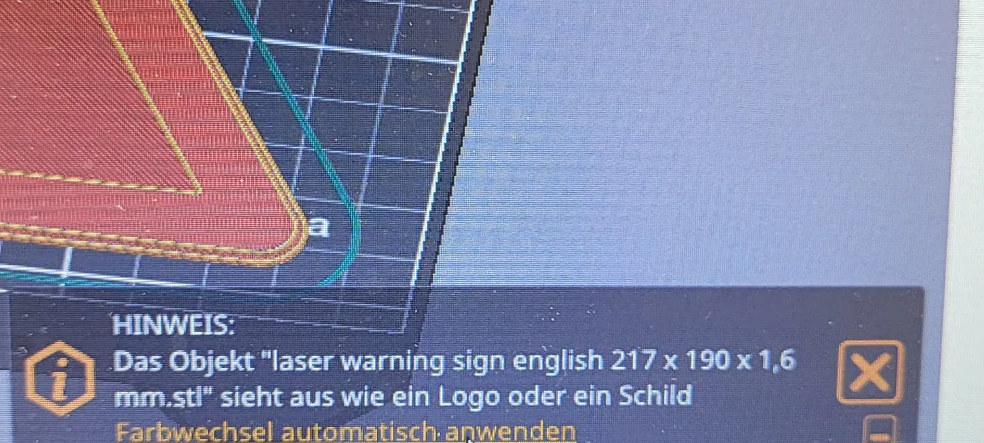 Biểu tượng cảnh báo laser cho cửa xưởng - Image 3