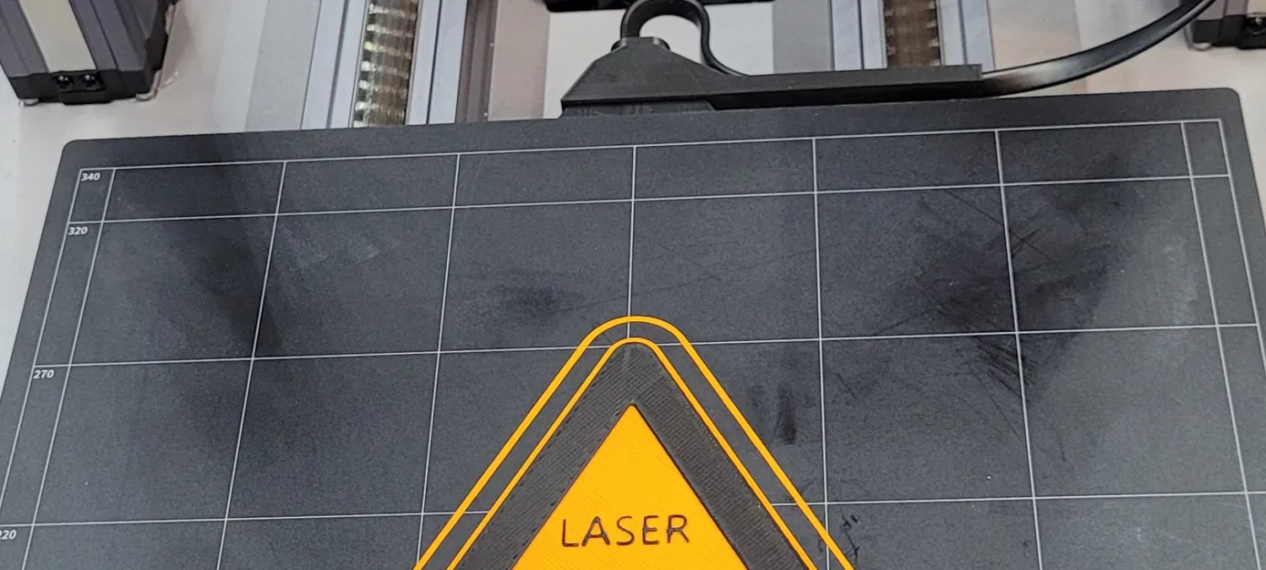 Biểu tượng cảnh báo laser cho cửa xưởng - Image 7