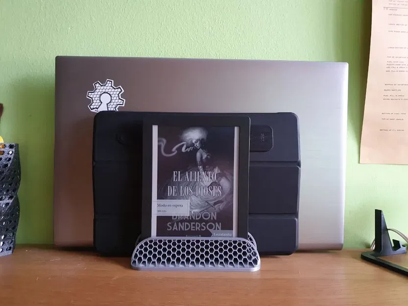 Giá đỡ laptop hình lục giác cho Macbook, iPad và sách điện tử - Image 2