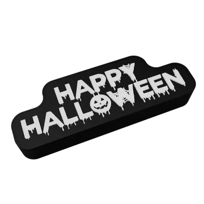 Biển LED Halloween đơn giản trang trí nhà cửa