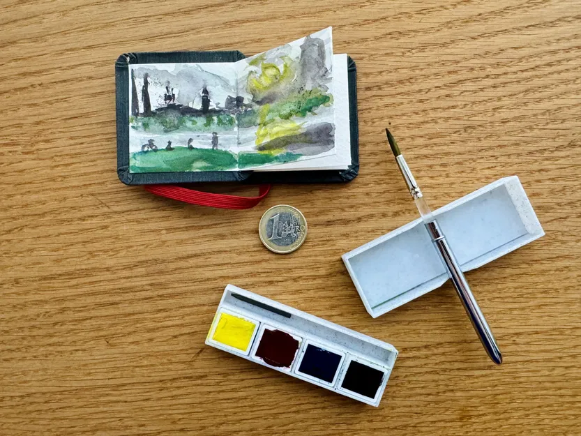 Bảng màu nước nano siêu nhỏ gọn cho nghệ sĩ di động - Image 3