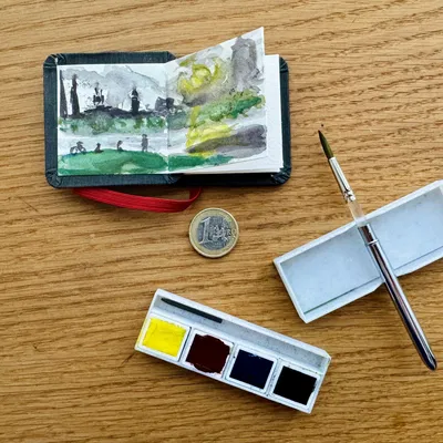 Bảng màu nước nano siêu nhỏ gọn cho nghệ sĩ di động