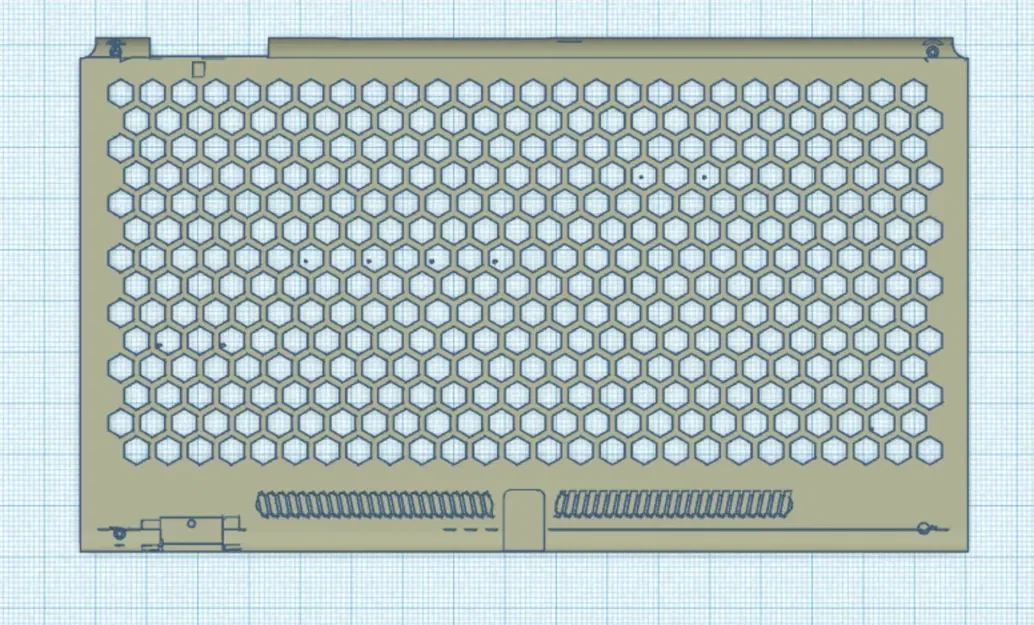 Nắp lưng cho Nintendo Switch với thiết kế lục giác - Image 1