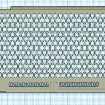 Nắp lưng cho Nintendo Switch với thiết kế lục giác