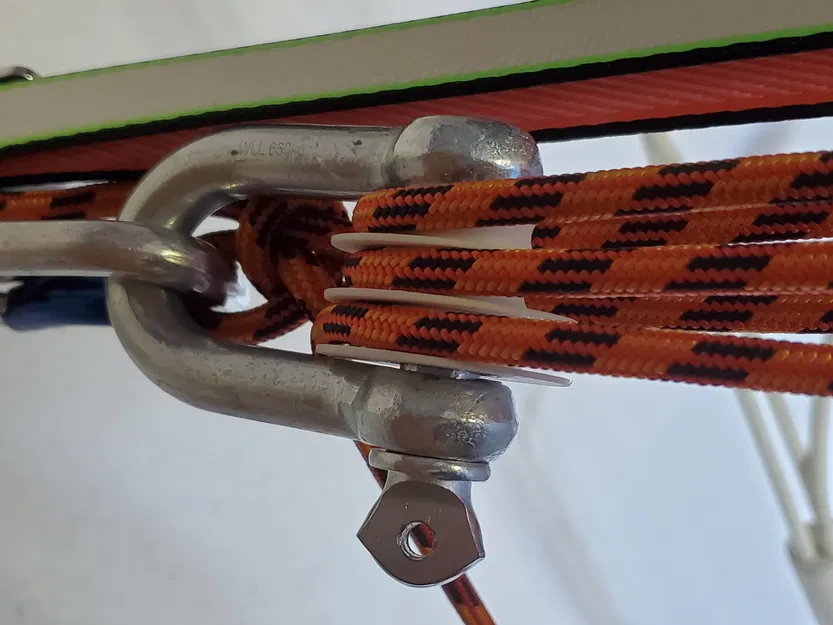 Giàn nâng từ móc nối sắt 14mm và dây thừng 6mm - Image 1