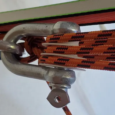 Giàn nâng từ móc nối sắt 14mm và dây thừng 6mm