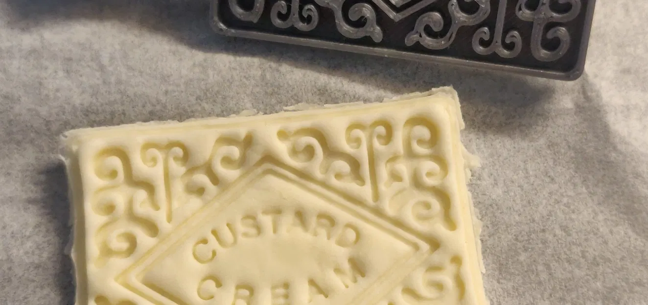Cutter và con dấu kem custard theo phong cách Great British Bake Off - Image 1
