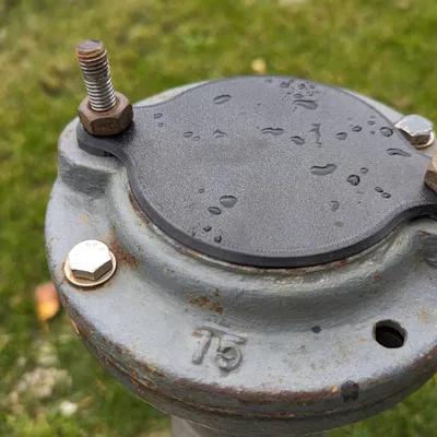 Nắp che flang bơm đòn mùa đông cho ống dẫn nước