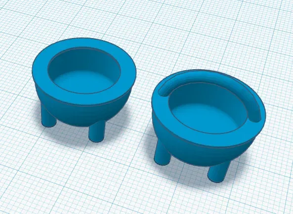 Nồi phép thuật có và không có tay cầm - Image 1