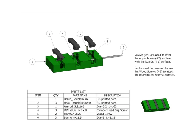Giá treo áo có lò xo tích hợp cho không gian văn phòng - Image 5