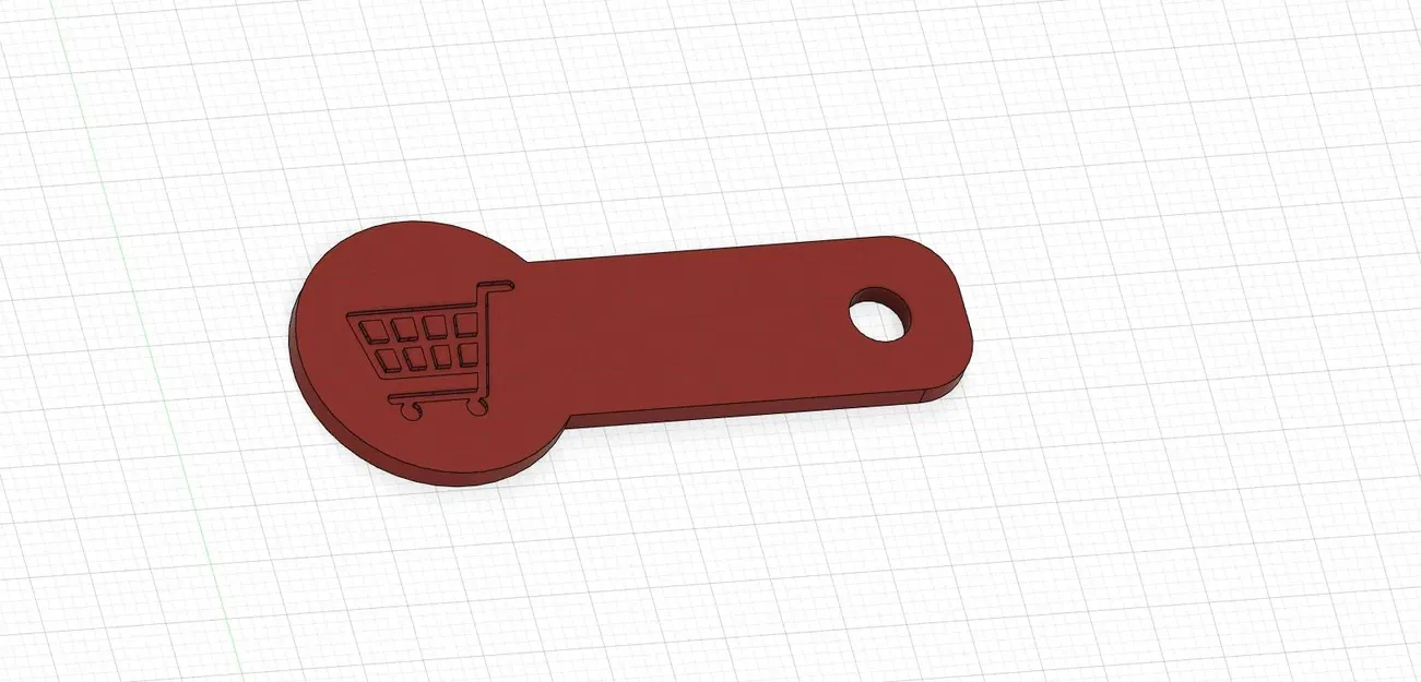 Chip mở khóa giỏ hàng siêu thị tiện lợi - Image 1