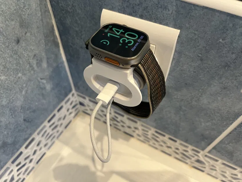 Giá đỡ sạc tường cho Apple Watch với ổ cắm loại E và F - Image 1
