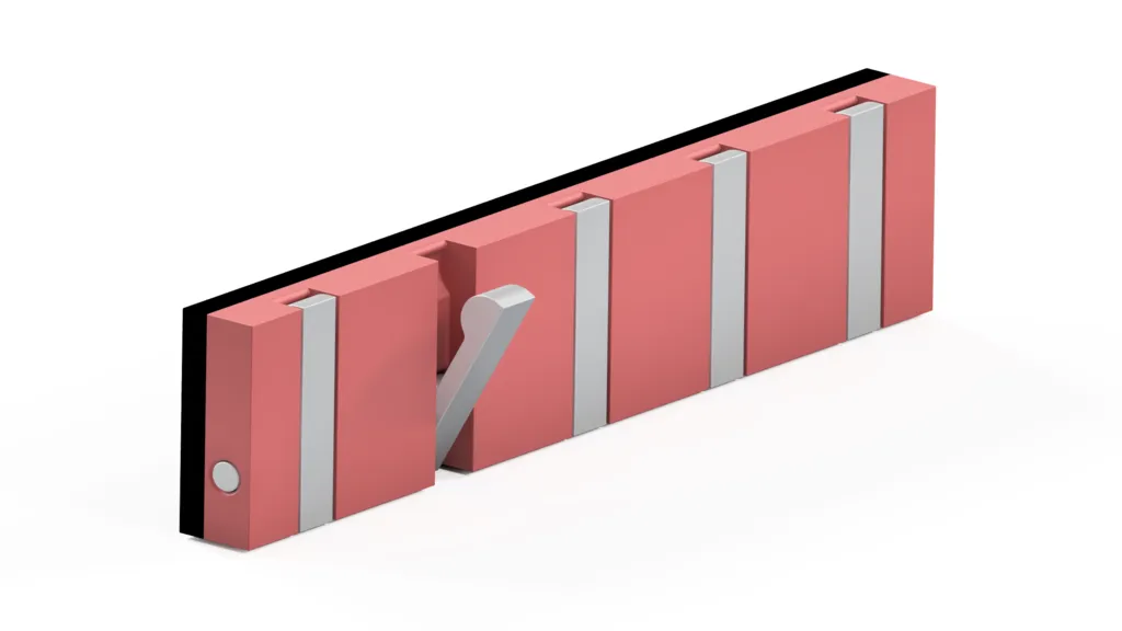 Giá treo khẩu trang có lò xo cho cửa ra vào - Image 2