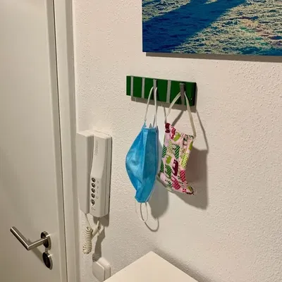 Giá treo khẩu trang có lò xo cho cửa ra vào