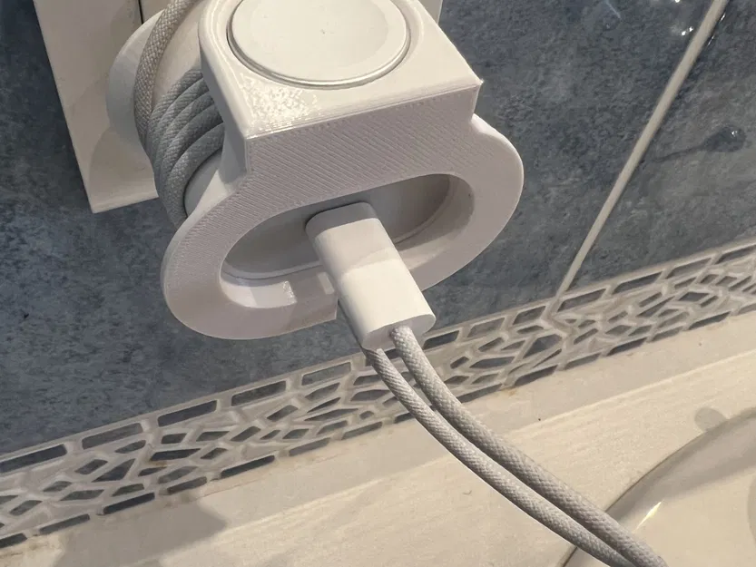 Giá đỡ sạc tường cho Apple Watch với ổ cắm loại E và F - Image 2