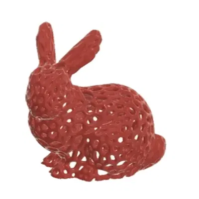 Thỏ Stanford Voronoï cao 30 mm cho thử nghiệm rút filament