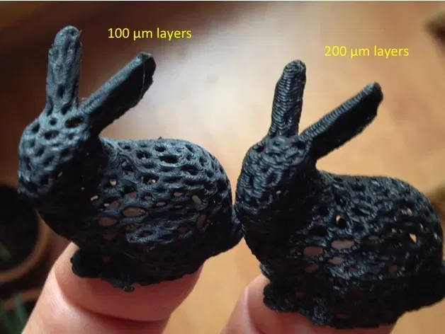 Thỏ Stanford Voronoï cao 30 mm cho thử nghiệm rút filament - Image 2