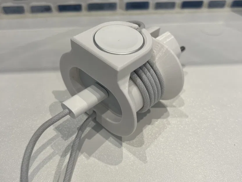 Giá đỡ sạc tường cho Apple Watch với ổ cắm loại E và F - Image 6