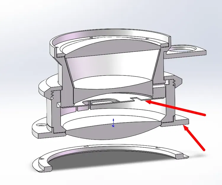 Flange lắp đặt, khẩu độ và bảng ống kính cho ống kính châ... - Image 1