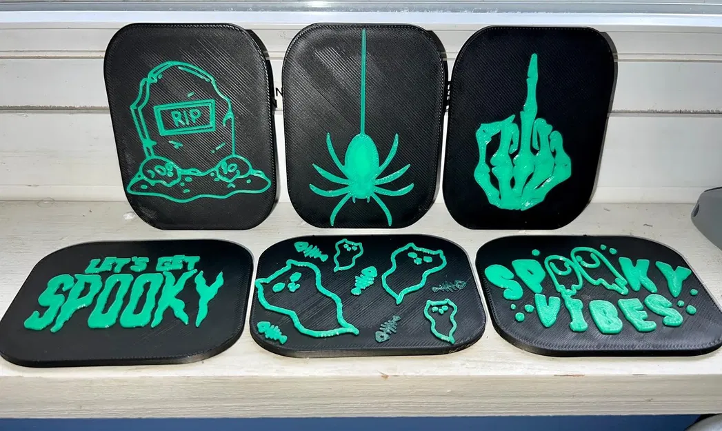 Mẫu thiết kế ma quái cho nam châm và bảng hiệu - Image 2